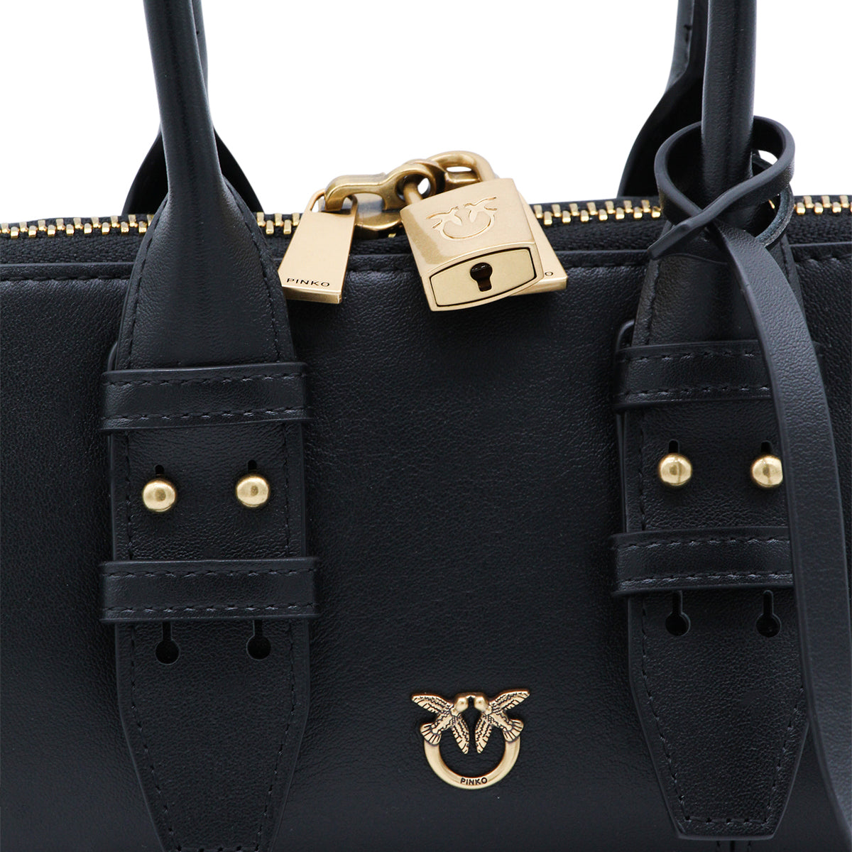 BLACK BOWLING BAG TOP HANDLE BAG