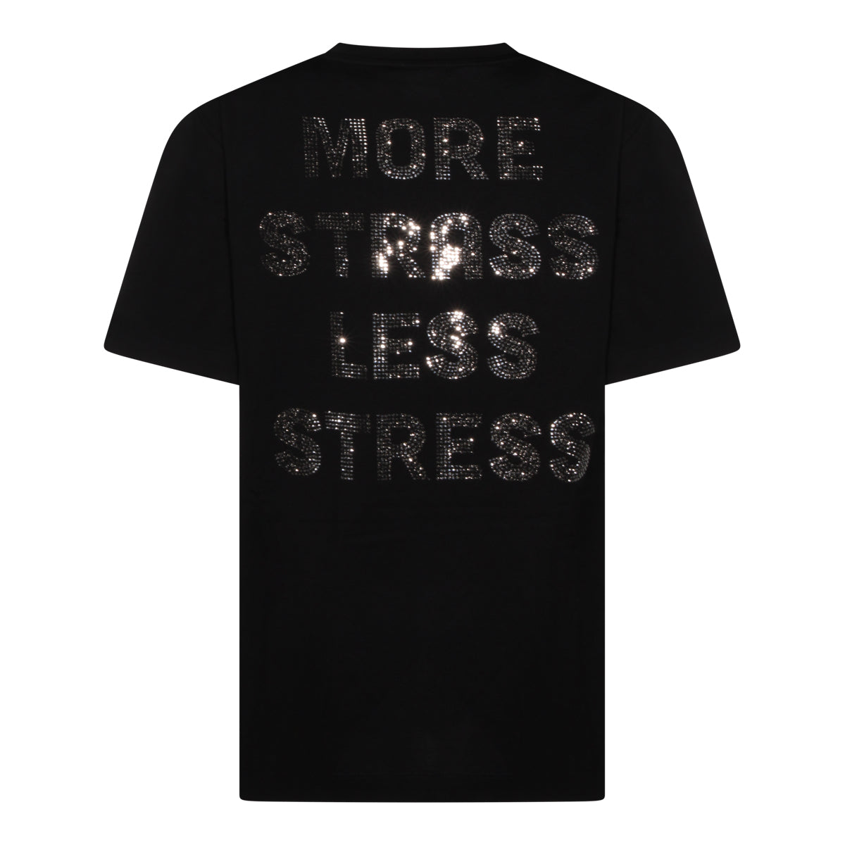 BLACK COTTON T-SHIRT
