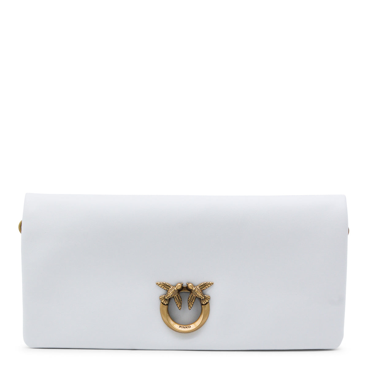 WHITE CLICK SOFT HORIZONTAL CLASSIC CROSSBODY BAG