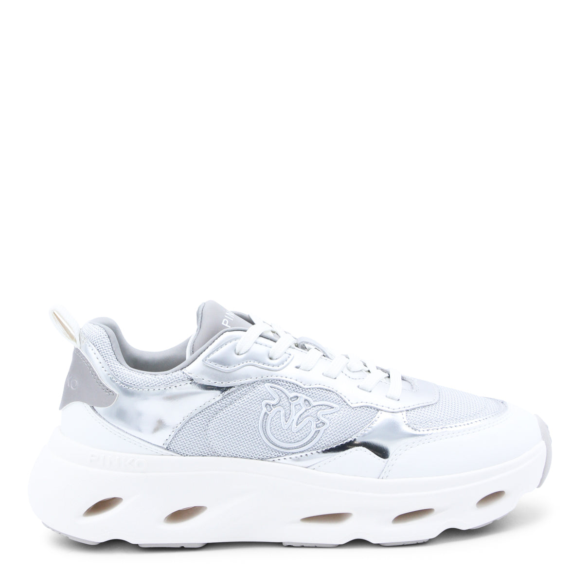 SILVER LEATHER PINK 98 SNEAKERS