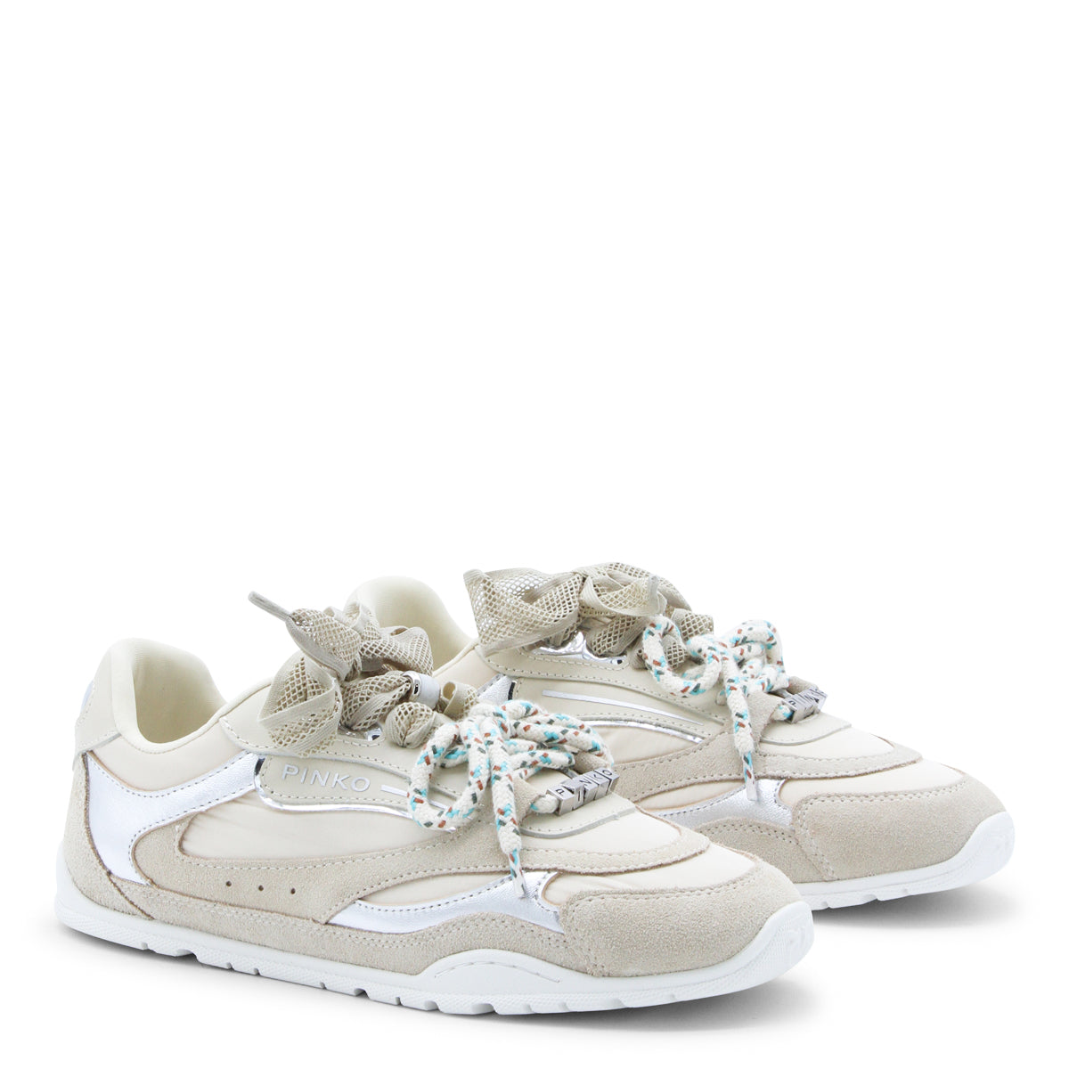 BEIGE LEATHER YULIA 01 SNEAKERS