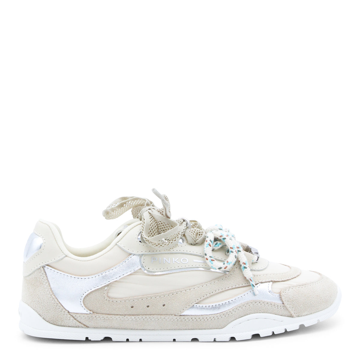 BEIGE LEATHER YULIA 01 SNEAKERS