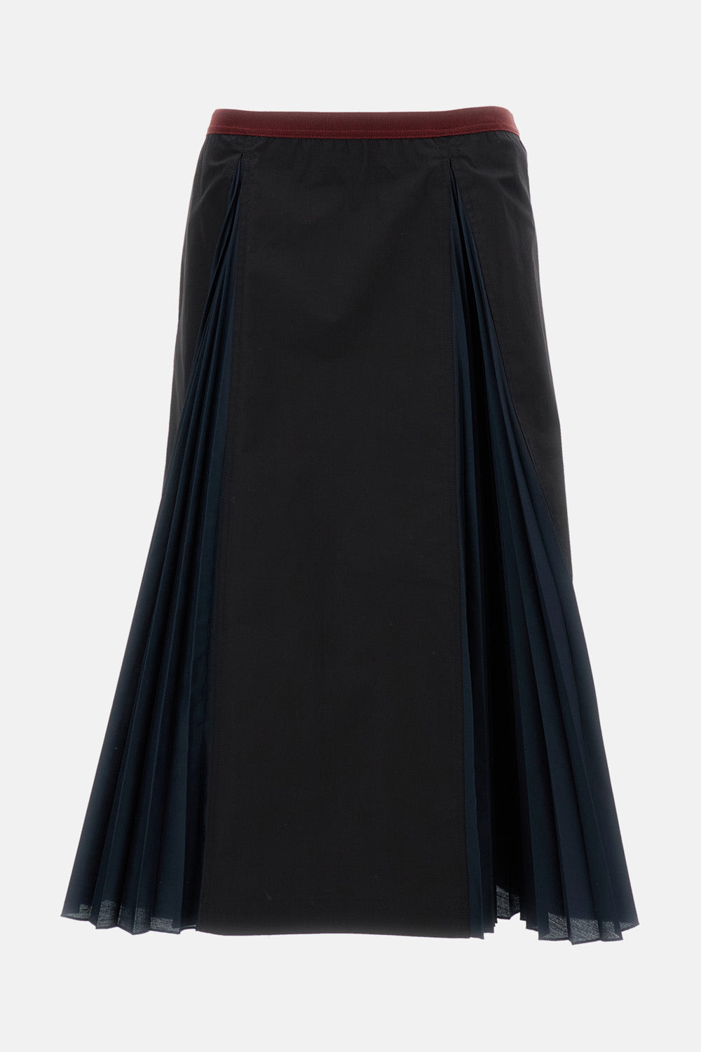 PLEATED A-LINE SKIRT