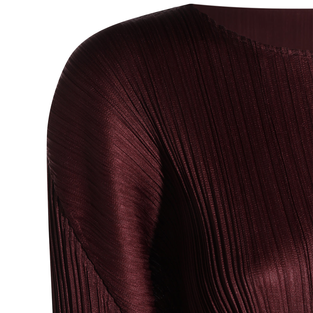 BORDEAUX PLEATED DRESS