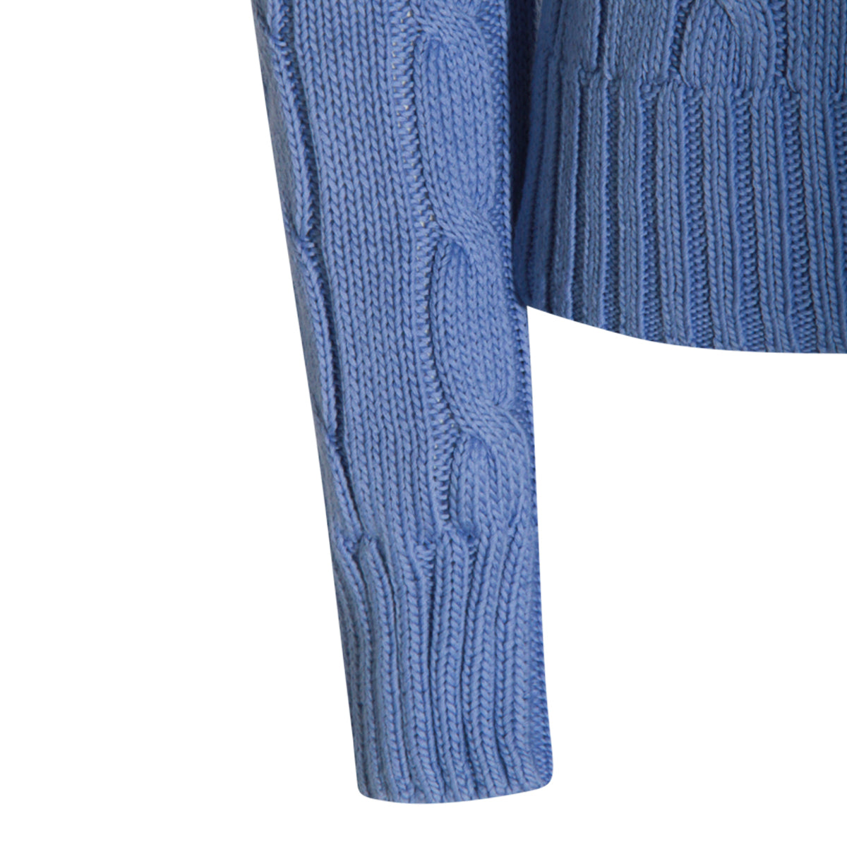 LIGHT BLUE COTTON KNITWEAR