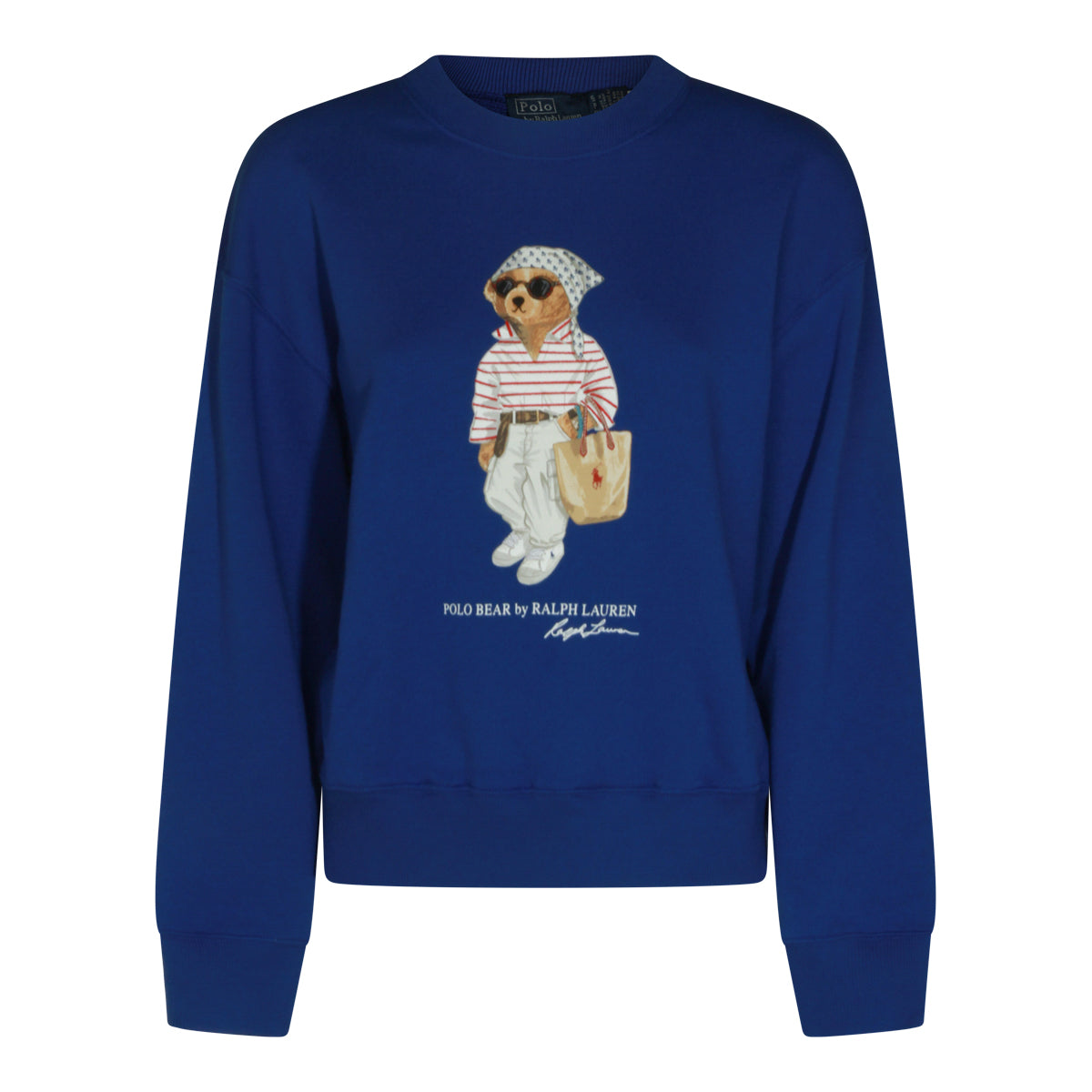 BLUE COTTON SWEATSHIRT