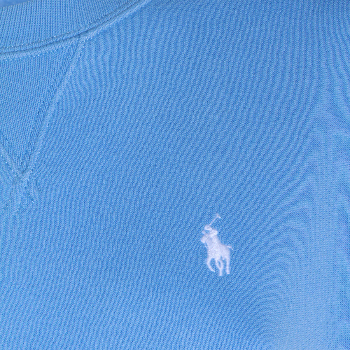 LIGHT BLUE COTTON SWEATSHIRT