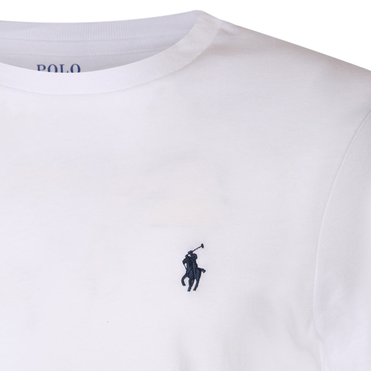 WHITE COTTON T-SHIRT