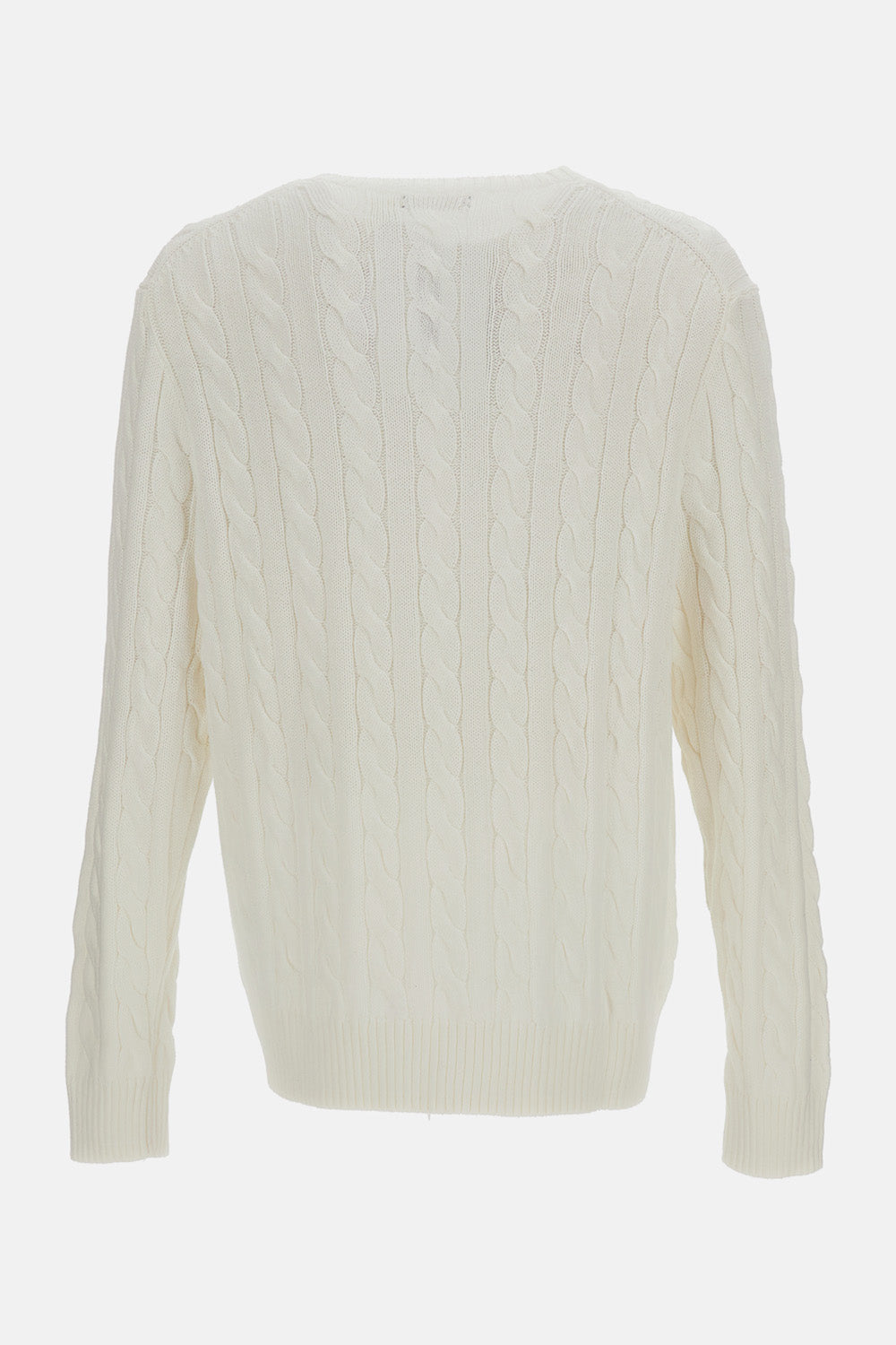CABLE KNIT  CREW NECK SWEATER