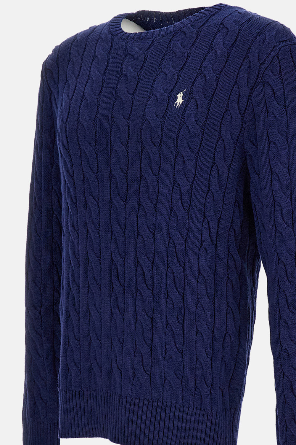 CABLE KNIT  CREW NECK SWEATER