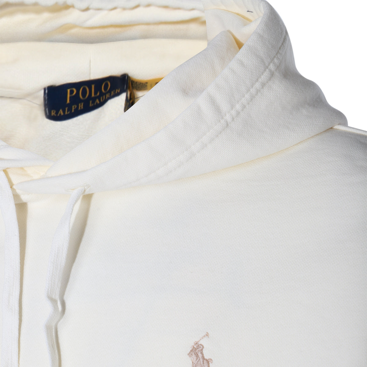 BEIGE COTTON SWEATSHIRT