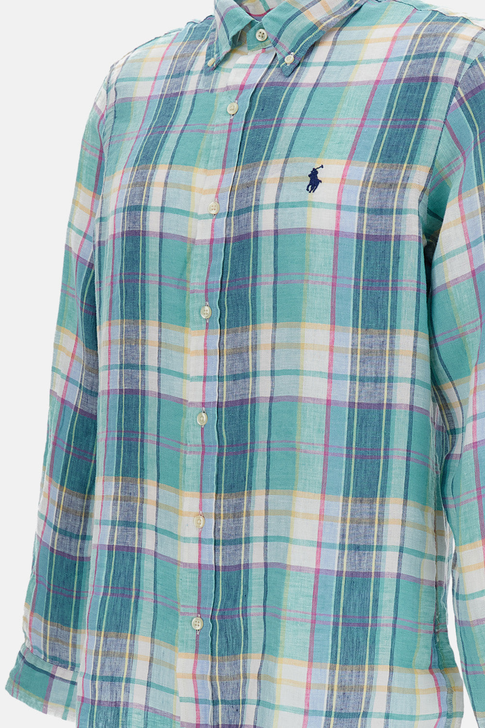 LINEN CHECK SHIRT