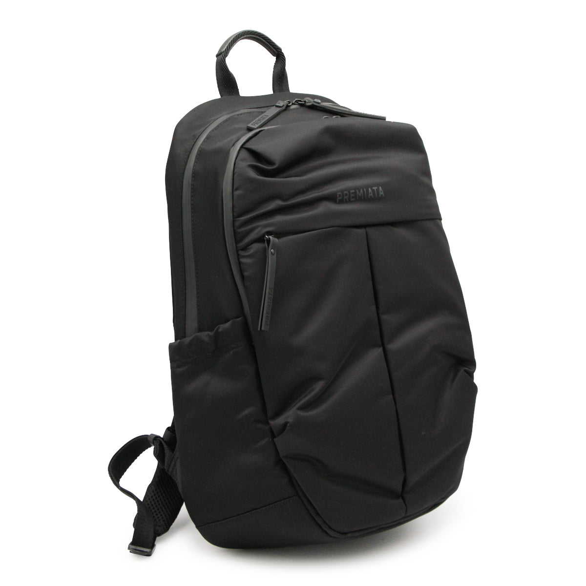 BLACK NYLON BACKPACK