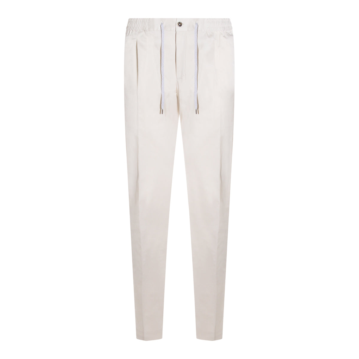 WHITE COTTON PANTS
