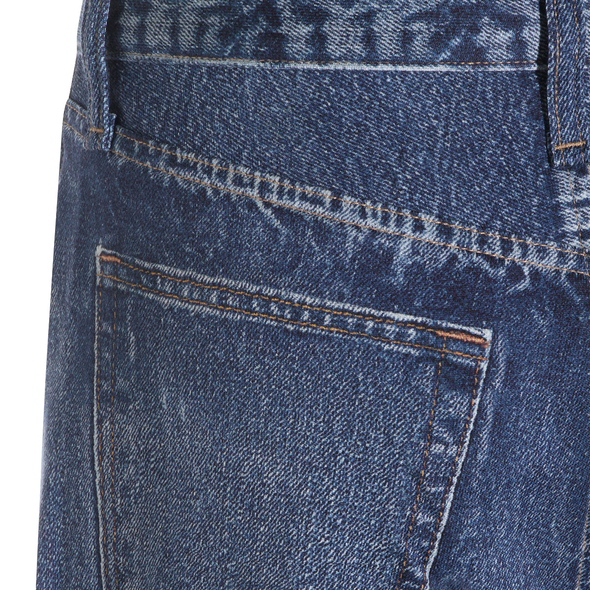 DARK BLUE COTTON MIRAMAR TERRY JEANS