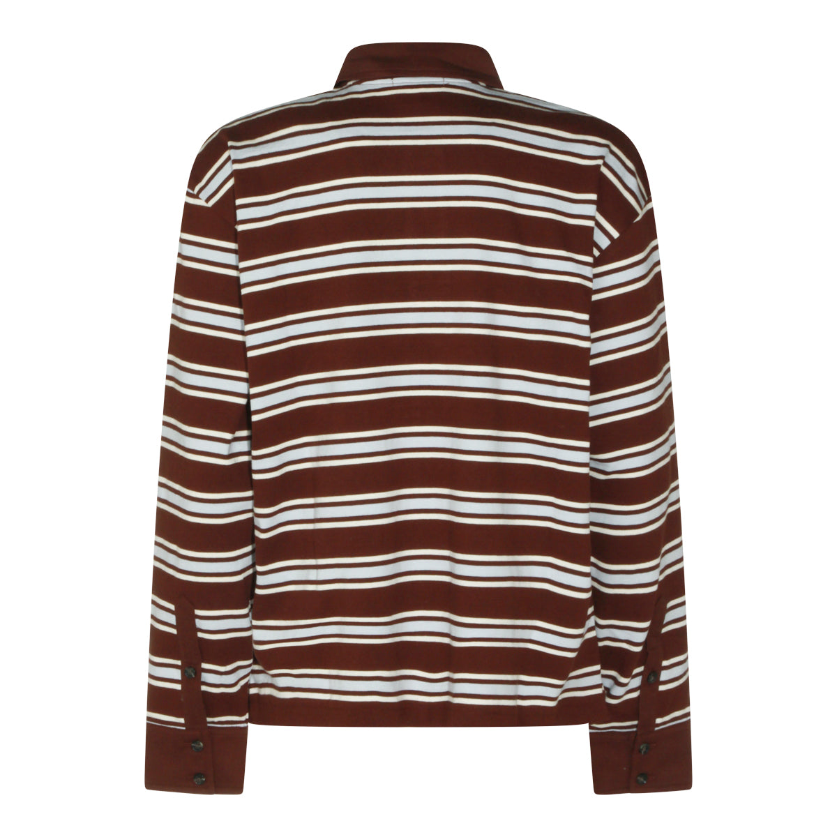 MULTICOLOR COTTON STRIPED POLO SHIRT
