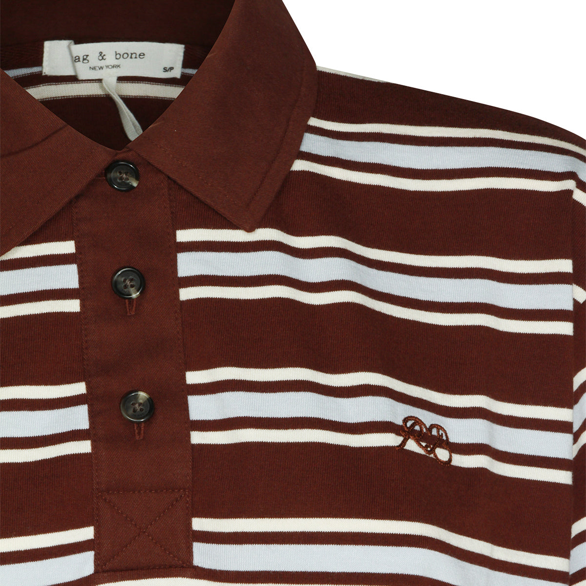 MULTICOLOR COTTON STRIPED POLO SHIRT