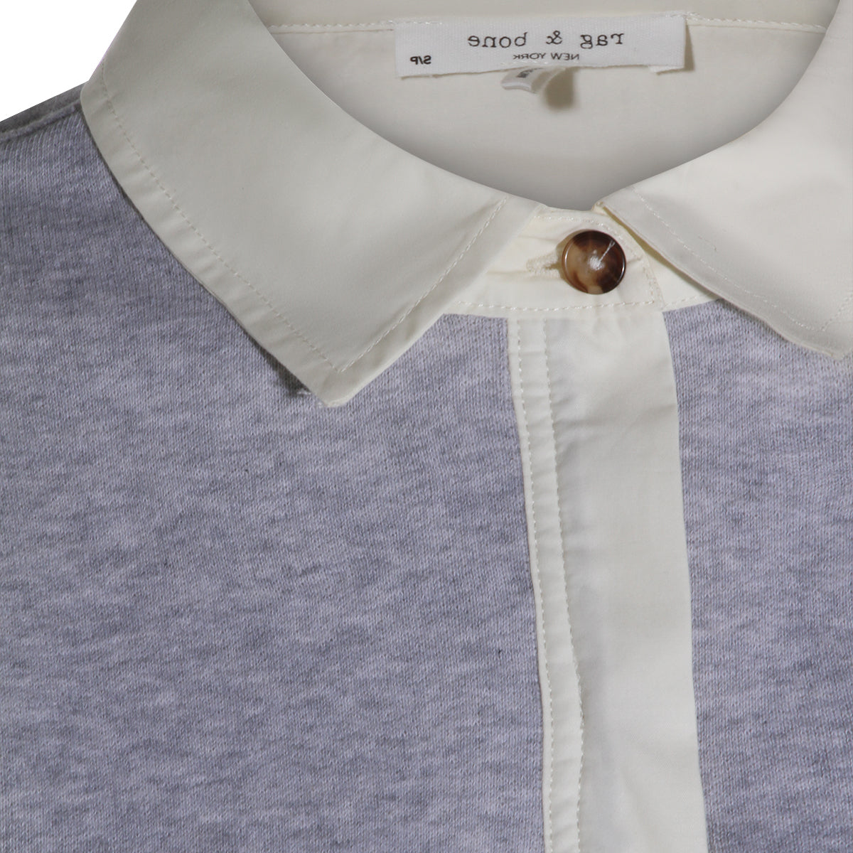 GREY COTTON SWEATSHIRT