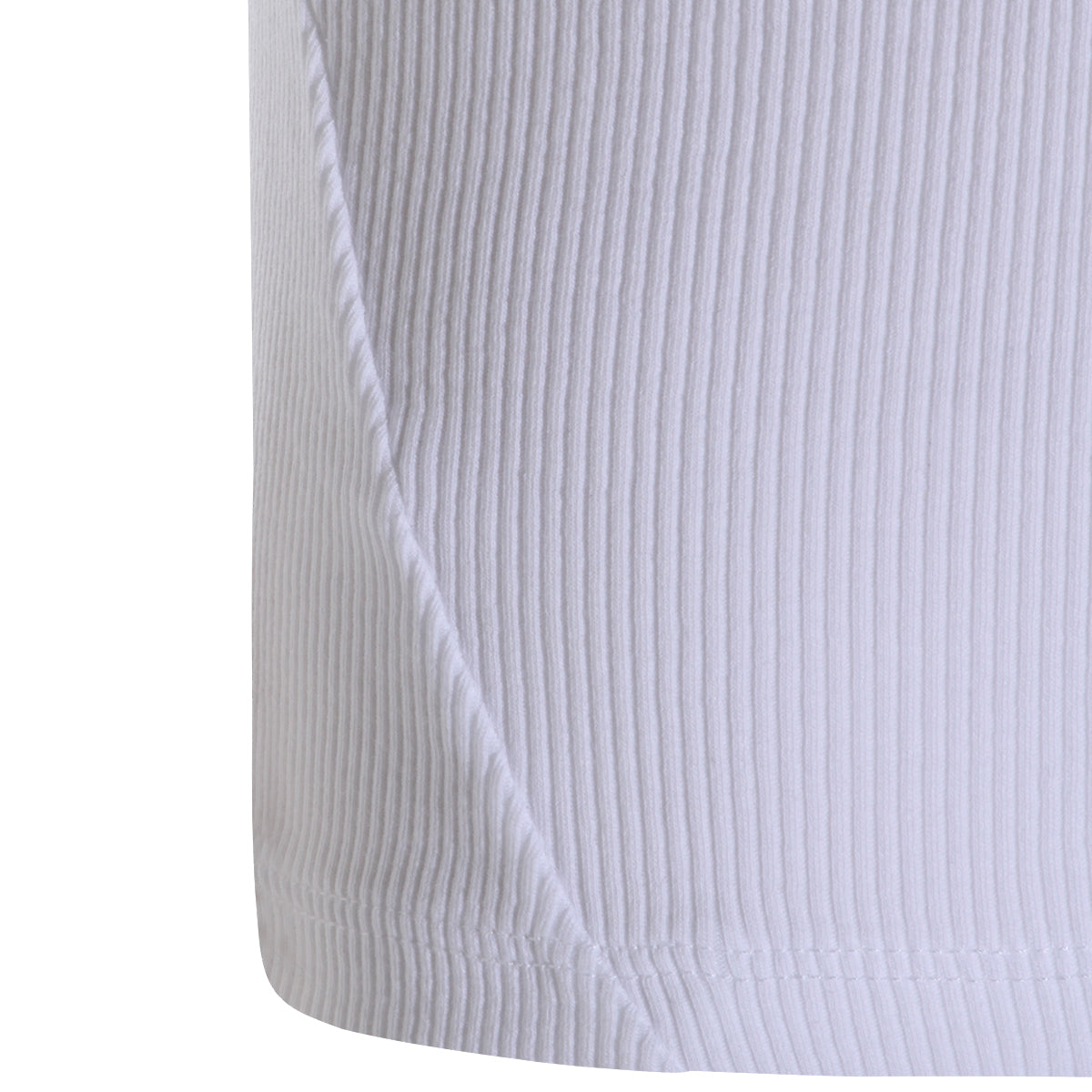 WHITE COTTON T-SHIRT