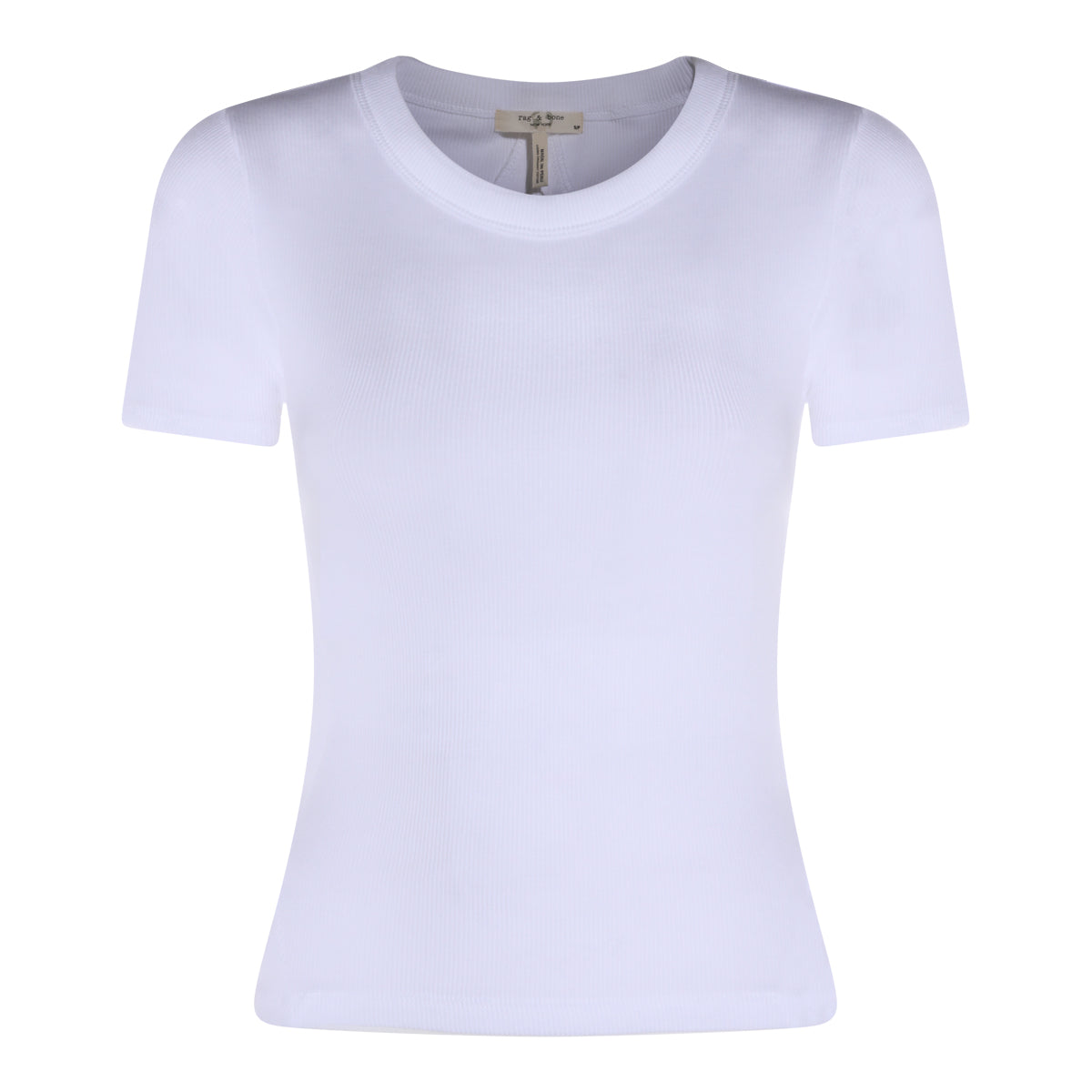 WHITE COTTON T-SHIRT