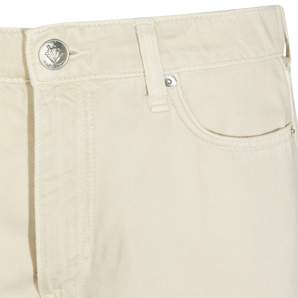 SAND COTTON SOFIE WIDE LEG JEANS