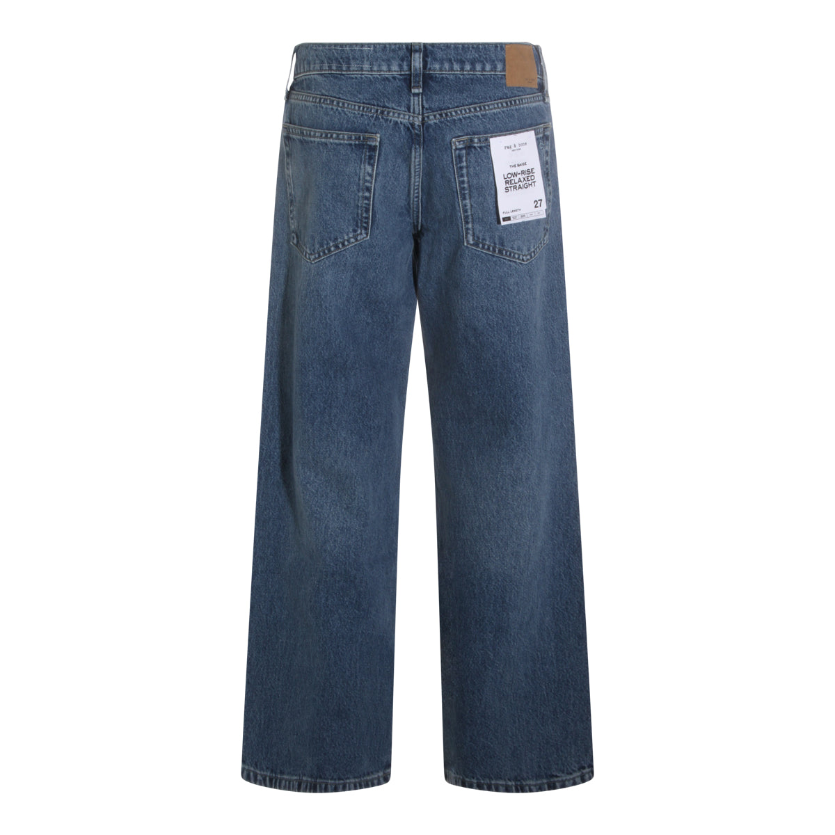 MID BLUE COTTON SAIGE JEANS