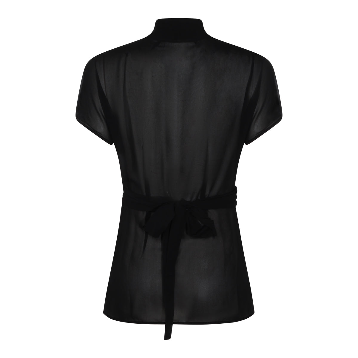 BLACK SILK TOP
