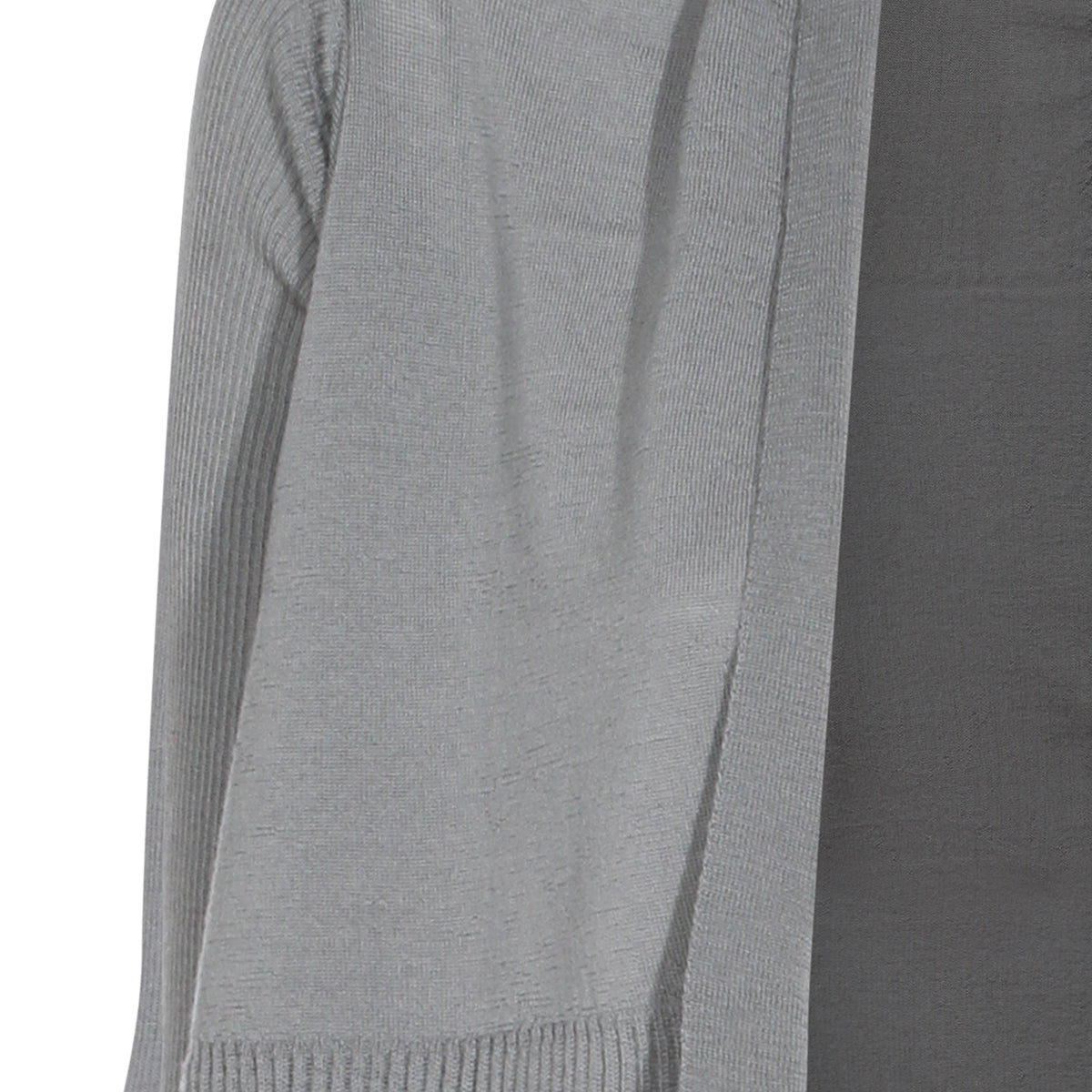 GREY WOOL KNITWEAR