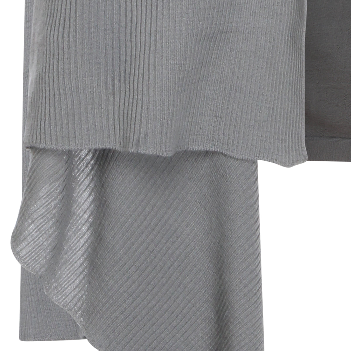 GREY WOOL KNITWEAR