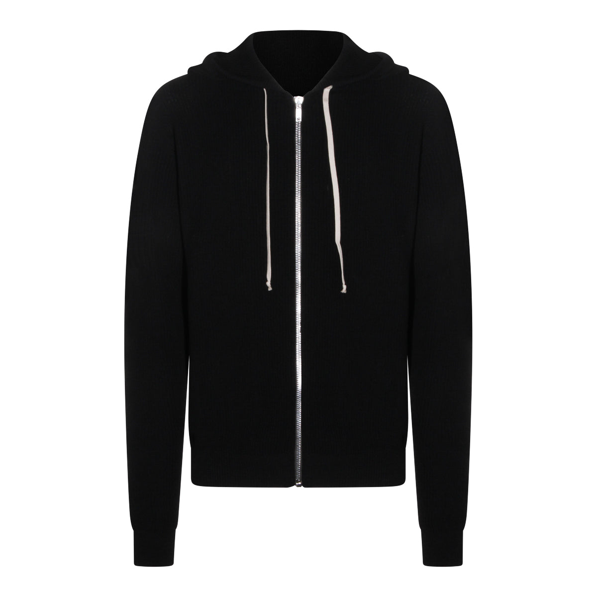 BLACK WOOL KNITWEAR
