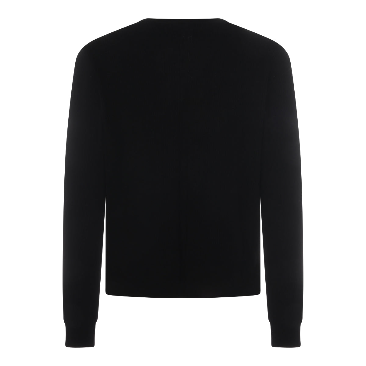 BLACK WOOL KNITWEAR