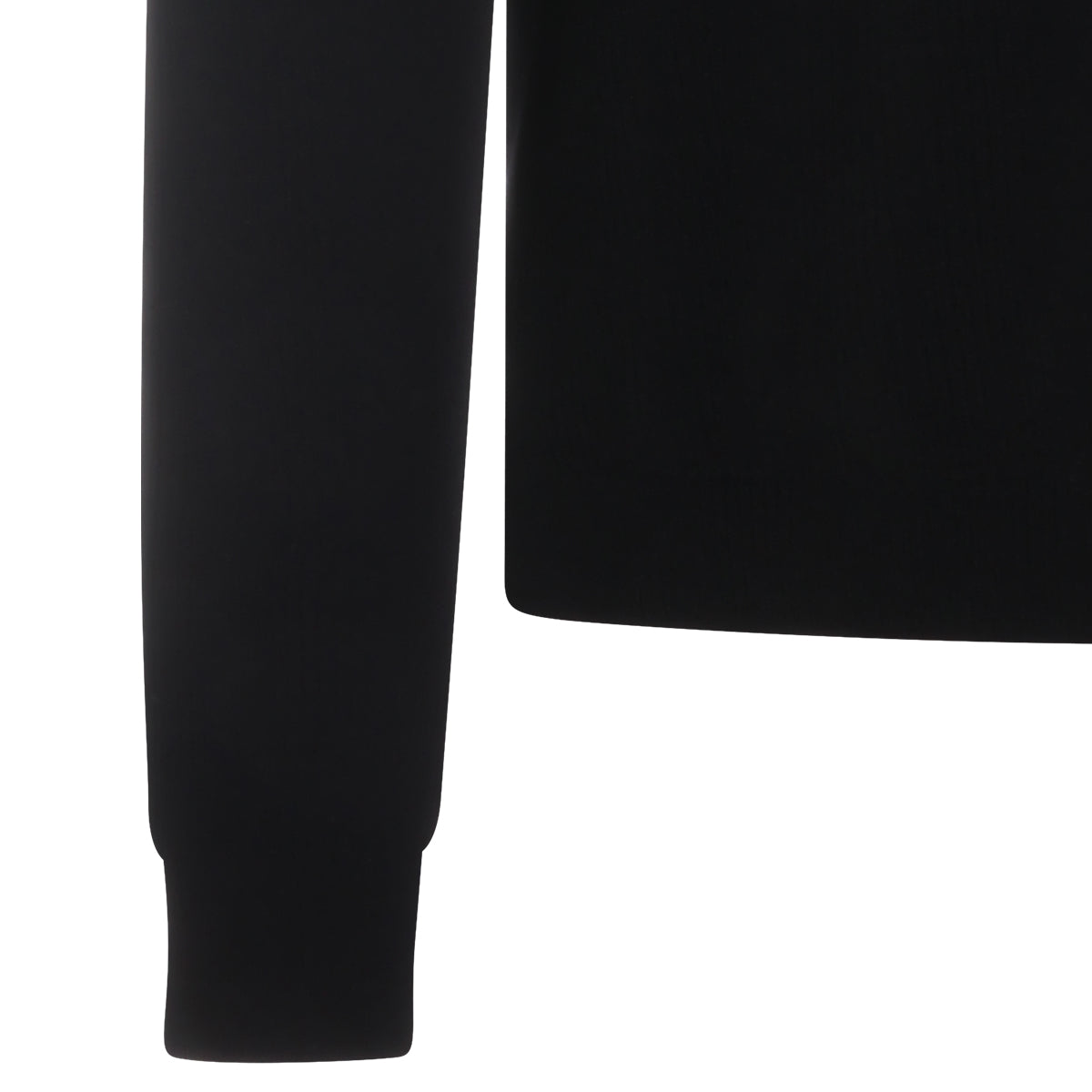 BLACK WOOL KNITWEAR
