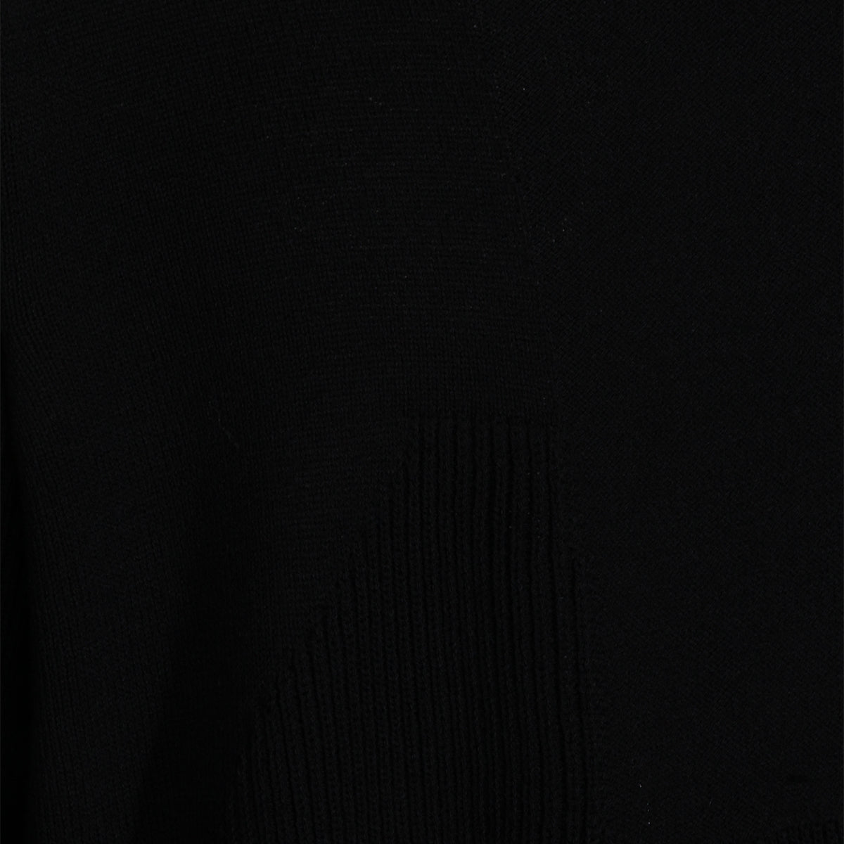 BLACK WOOL KNITWEAR
