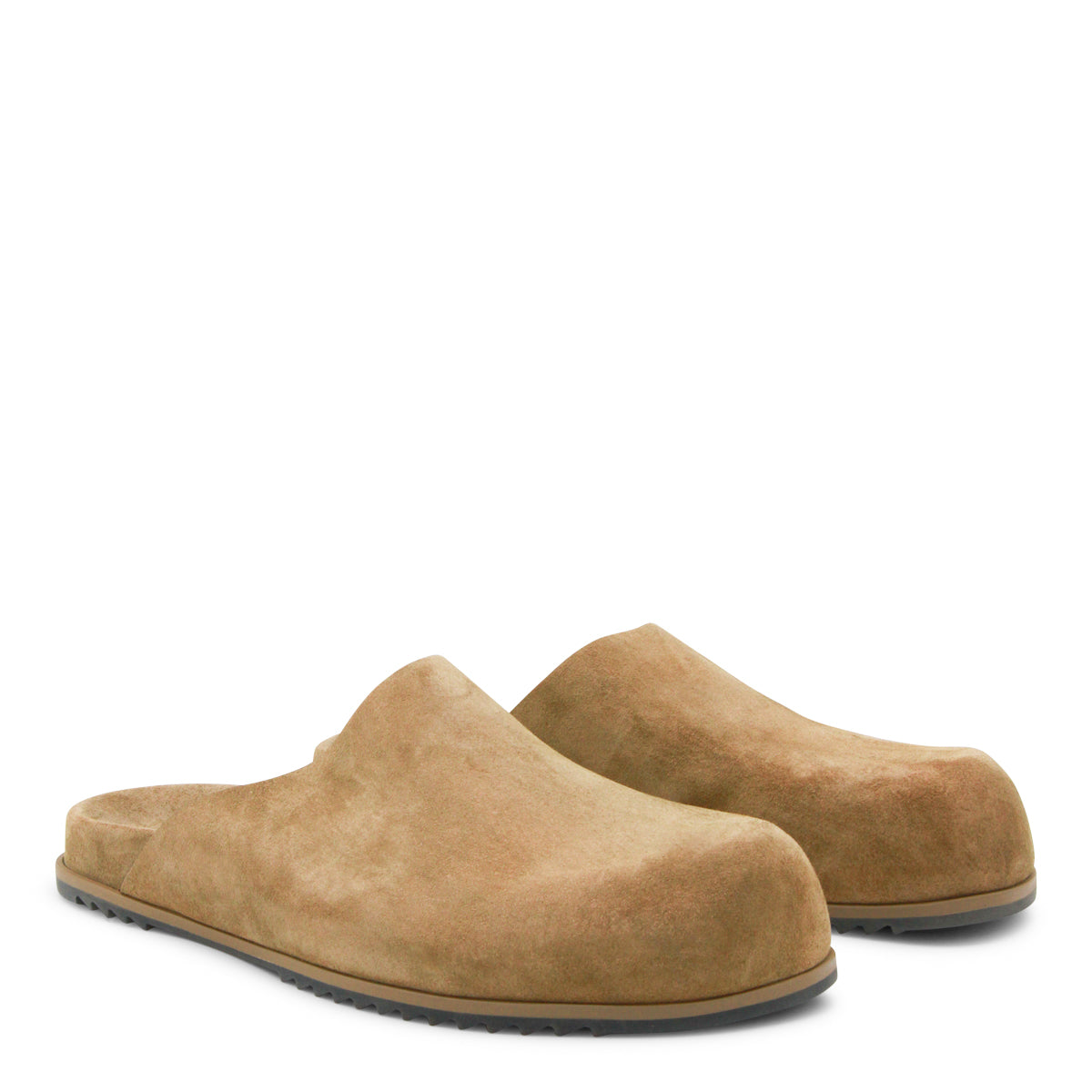 BROWN LEATHER SANDALS