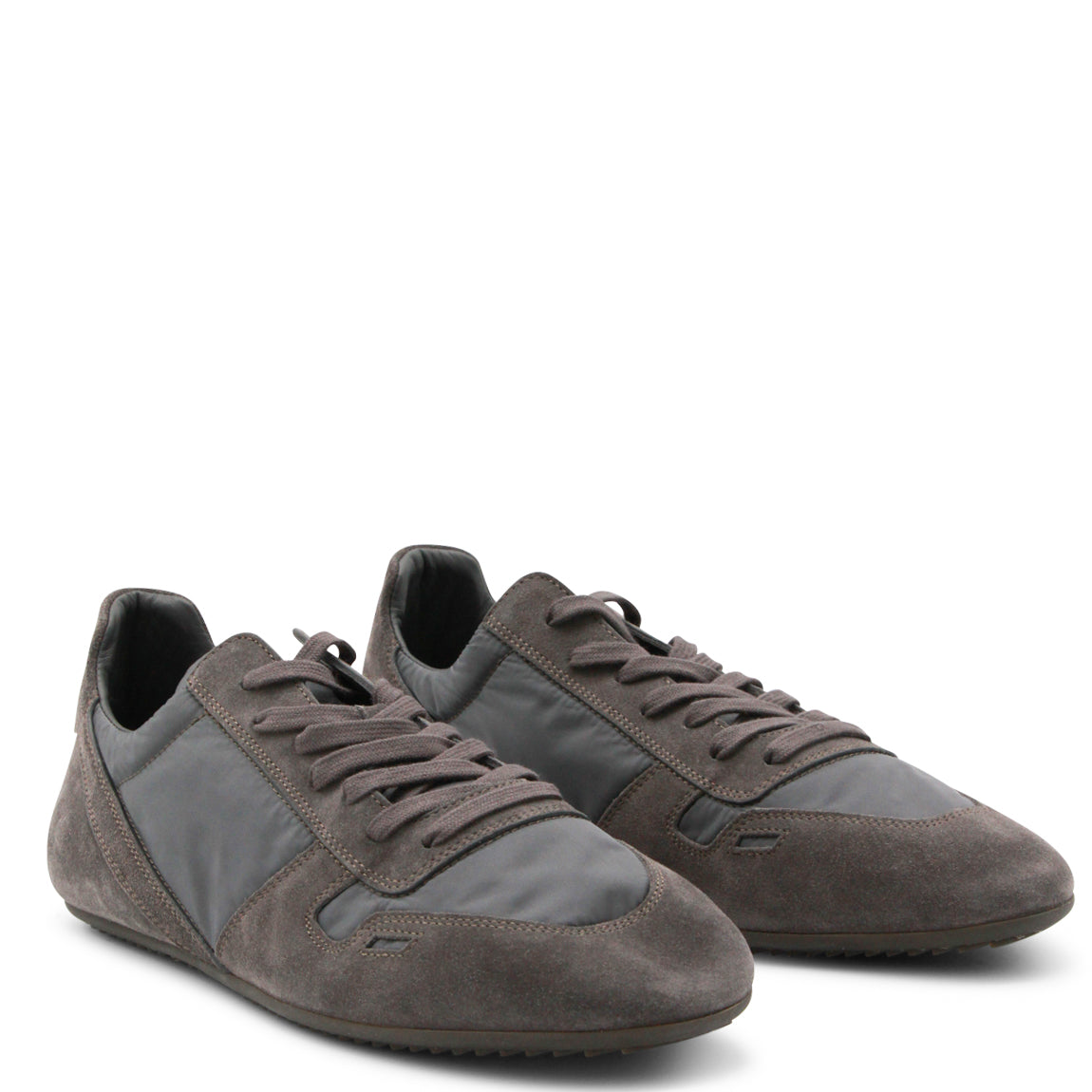 DARK DUST LEATHER MINIMAL SNEAKERS
