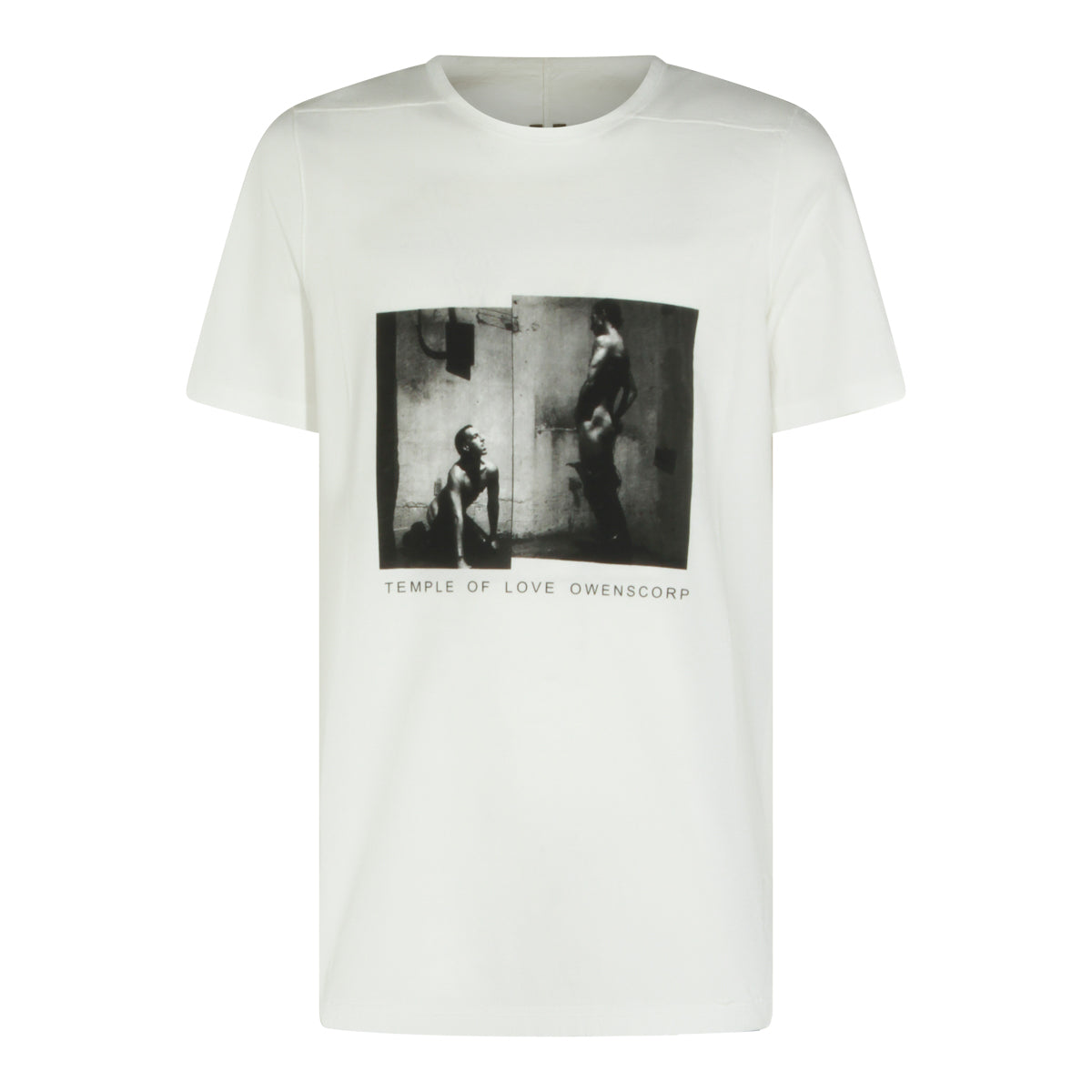 WHITE COTTON T-SHIRT