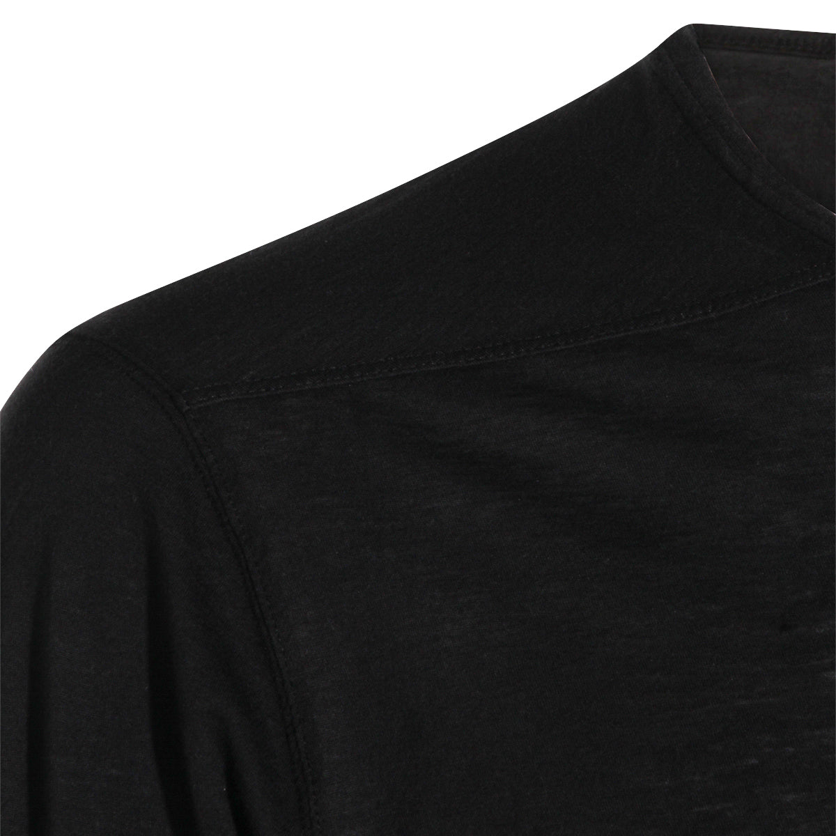 BLACK COTTON T-SHIRT