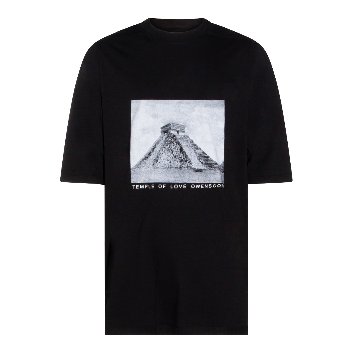 BLACK COTTON JUMBO SS T T-SHIRT