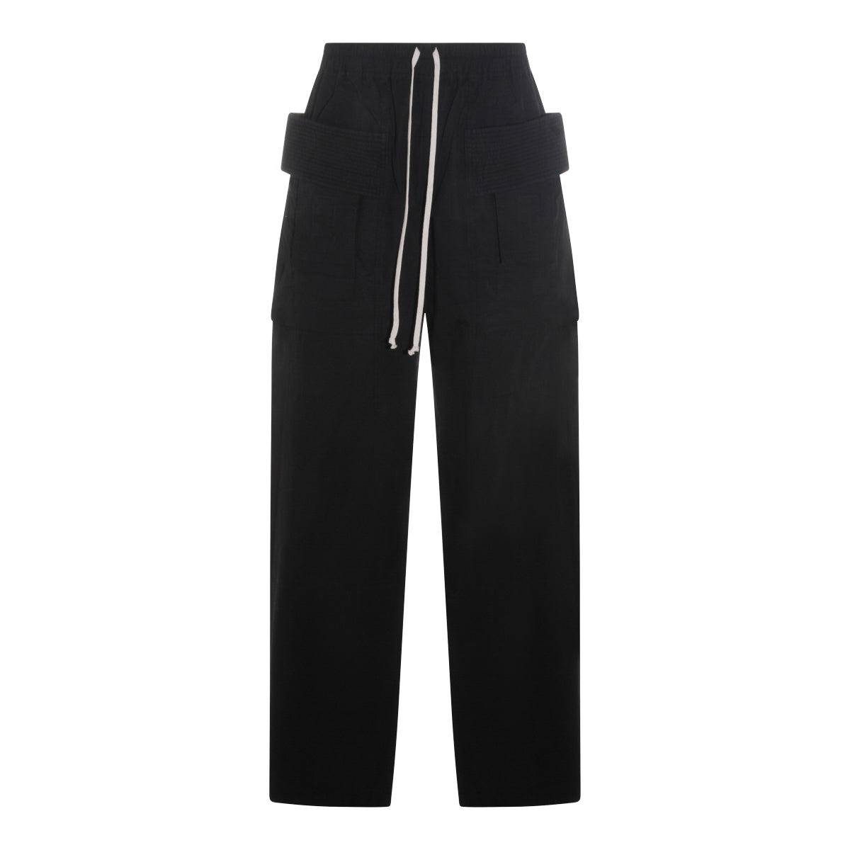 BLACK CARGO PANTS