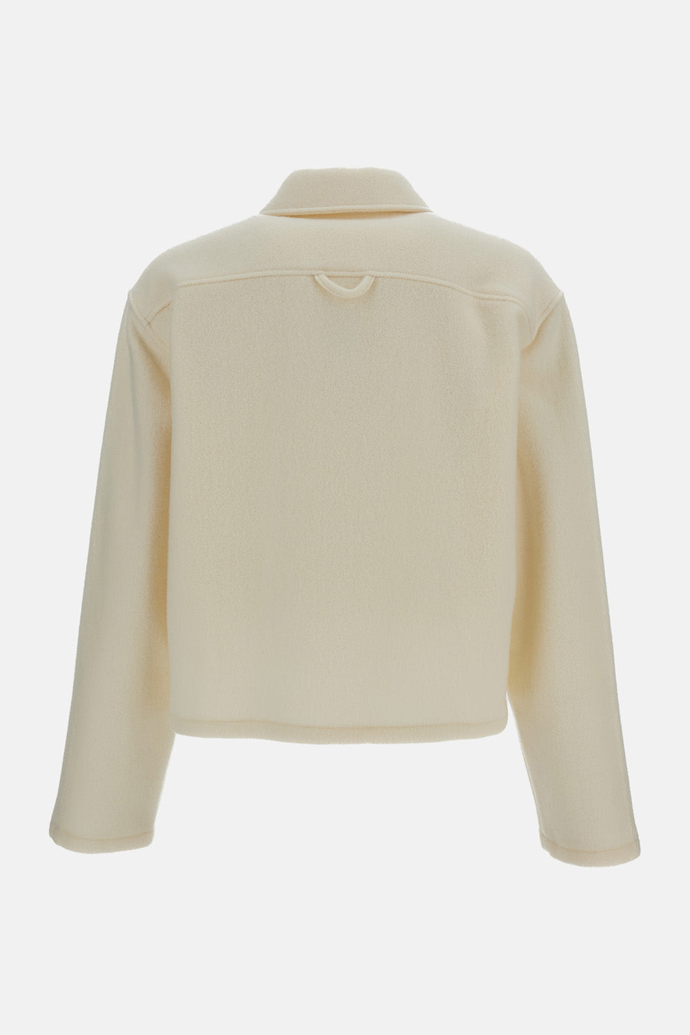 WOOL FLEECE POLO