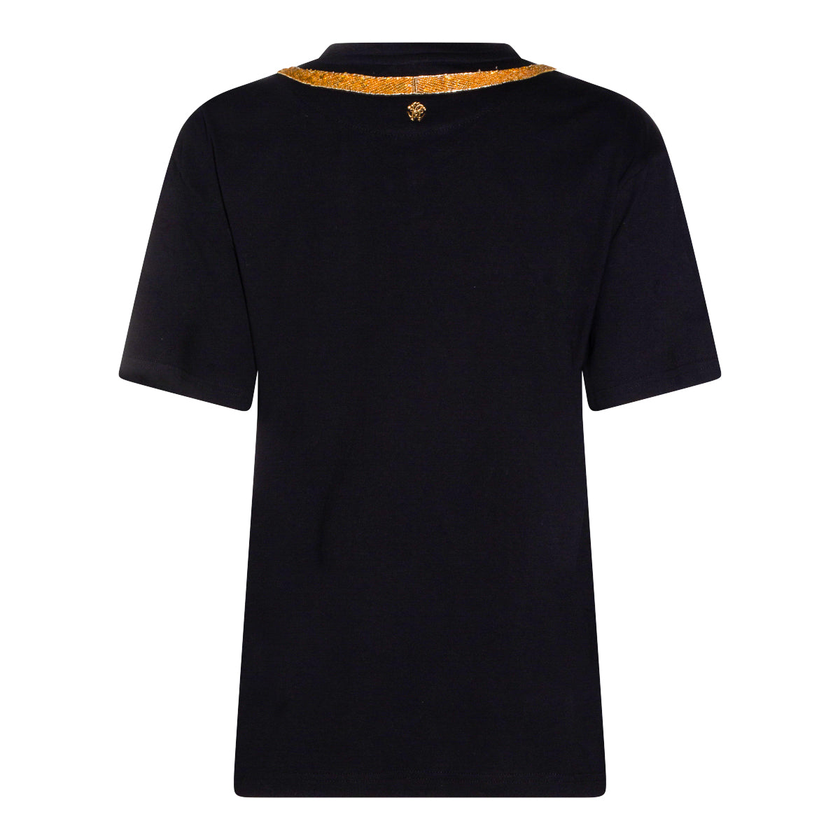 BLACK COTTON T-SHIRT