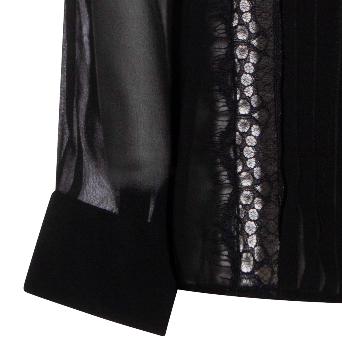 BLACK SILK SHIRT
