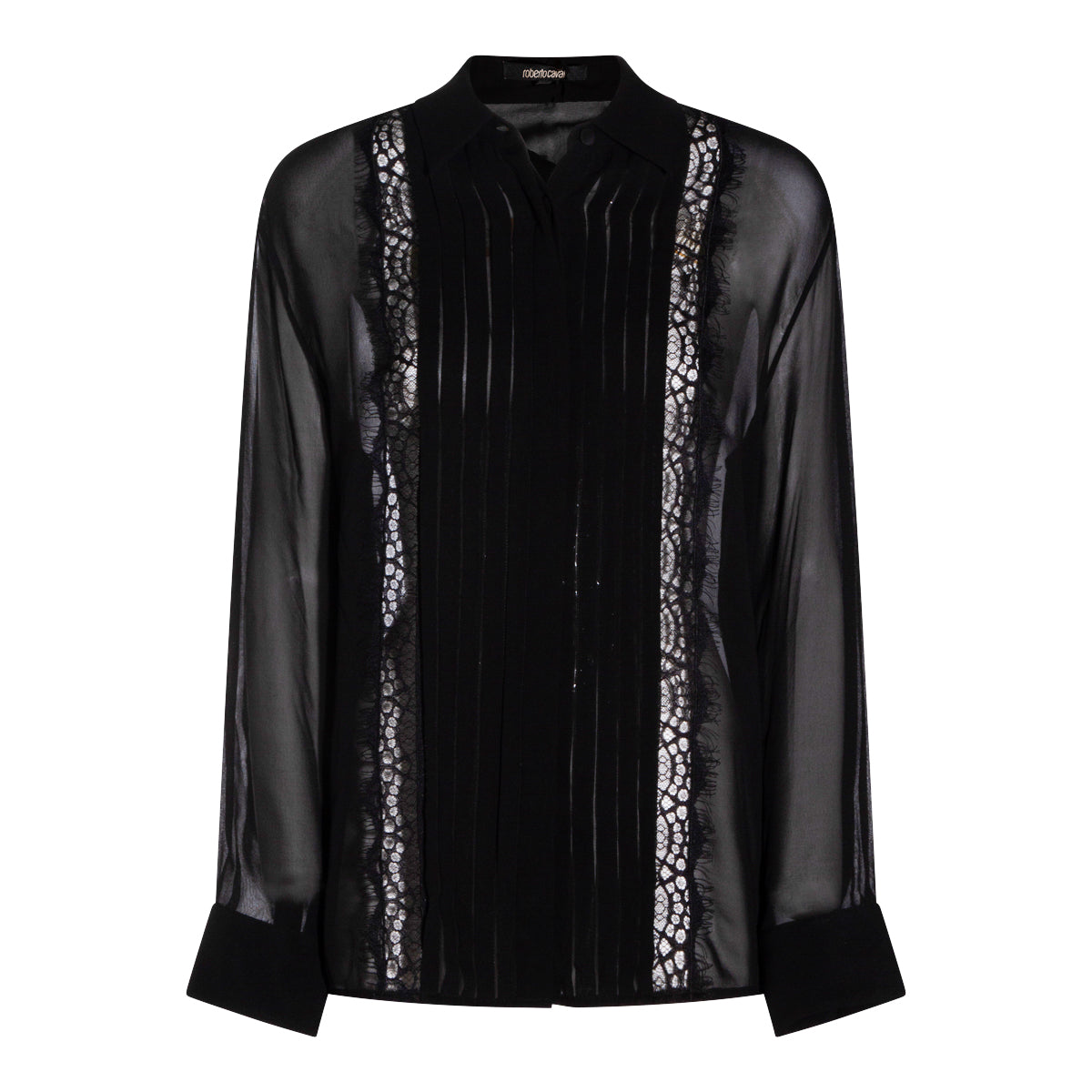 BLACK SILK SHIRT