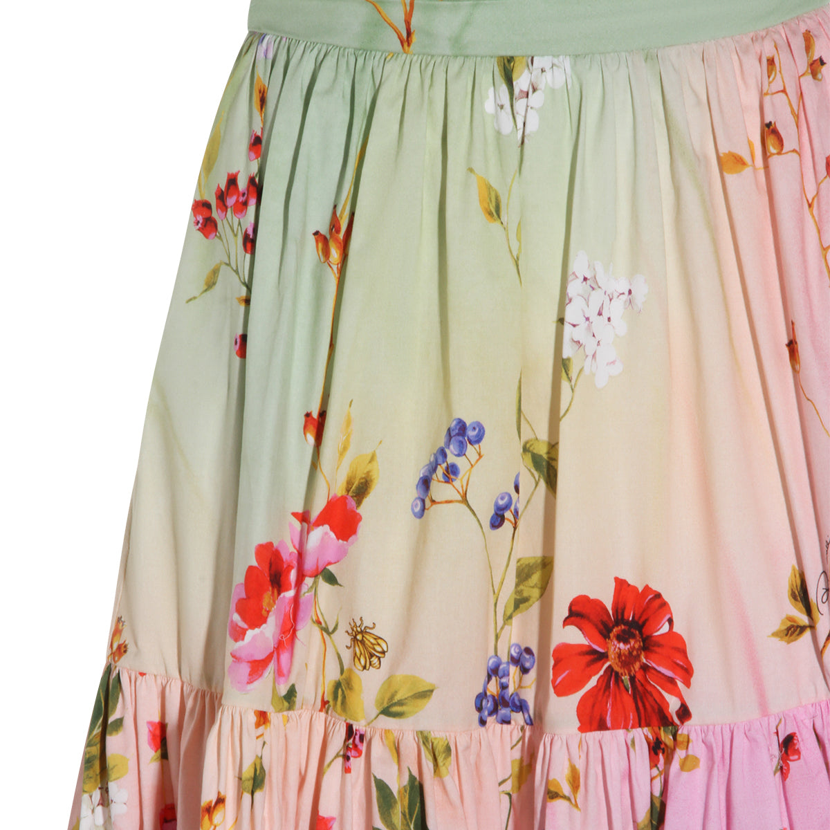 MULTICOLOR COTTON SKIRT