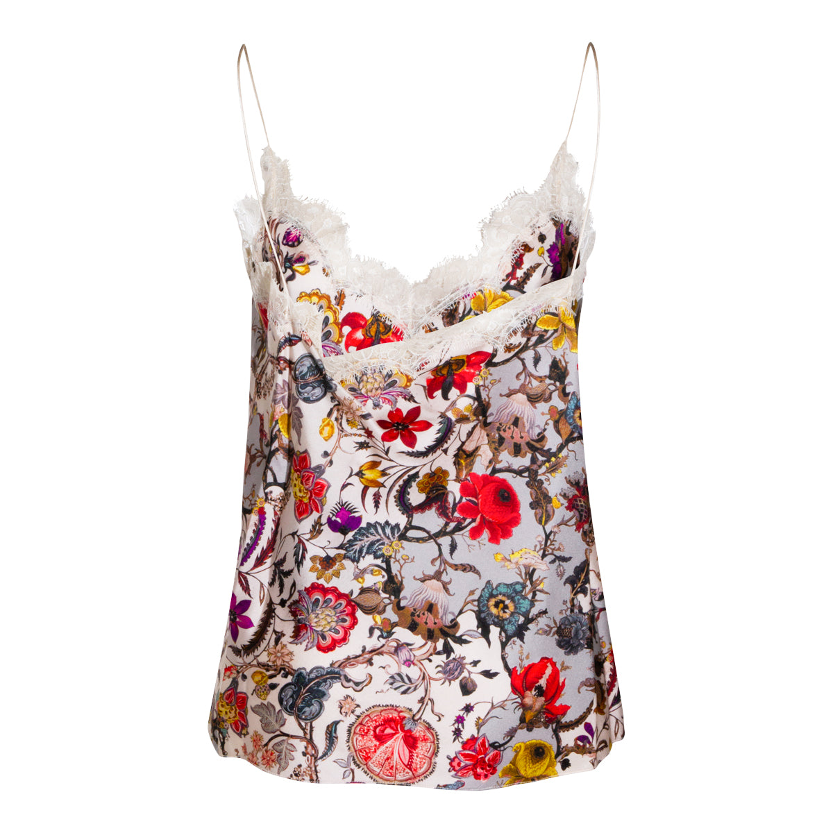 BEIGE SILK TOP