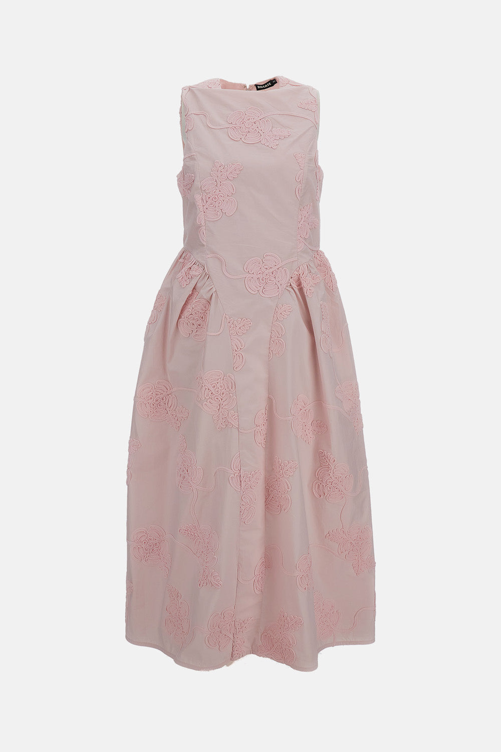 FLOWER MIDI DRESS