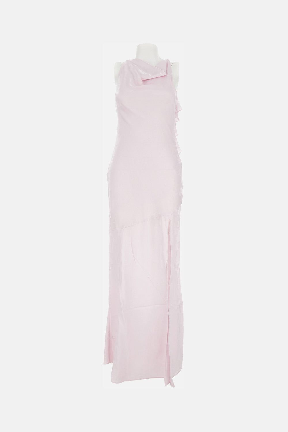 LONG WATERFALL DRESS