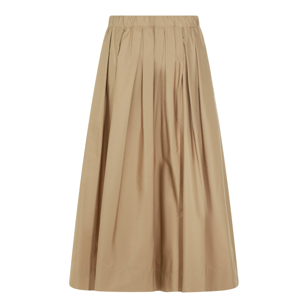 BEIGE COTTON PINETA LONG SKIRT