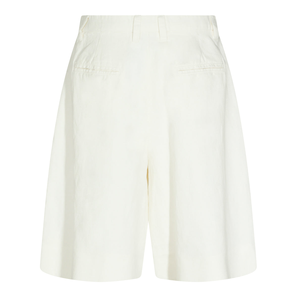WHITE COTTON SHORTS