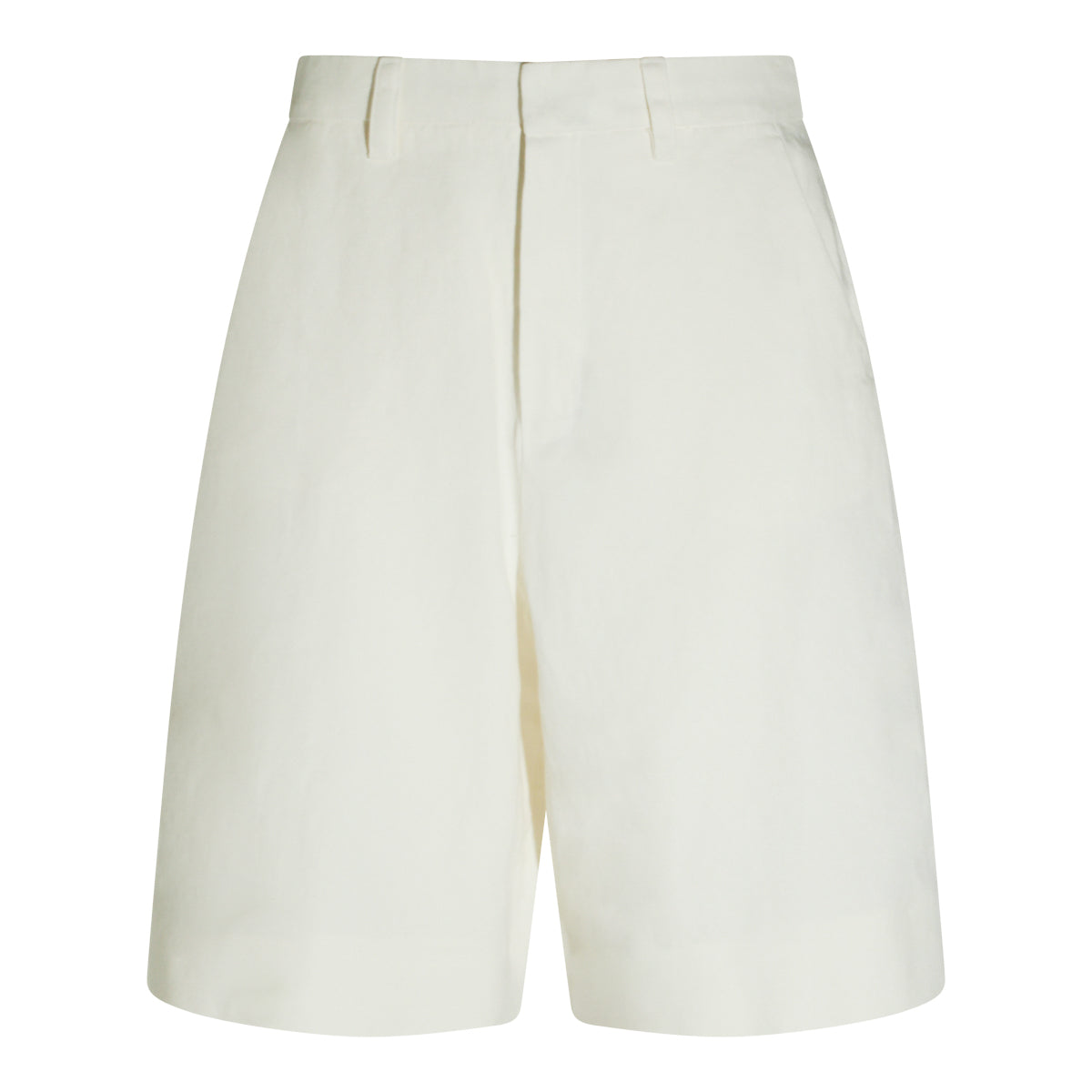 WHITE COTTON SHORTS